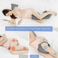 thumbnail image 3 of Almohada para piernas, almohadas ergonómicas para dormir de lado, almohada de espuma viscoelástica para rodillas con correa para quienes duermen de lado, cojín de soporte para piernasScvvd, 3 of 4