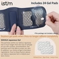 thumbnail image 4 of Electrodos de gel iStim X1 para la unidad TENS inalámbrica iStim X1: almohadillas adhesivas japonesas para aliviar el dolor, compatibles con la máquina TENS iStim X1, fisioterapia sin fármacos, 24 uni, 4 of 5