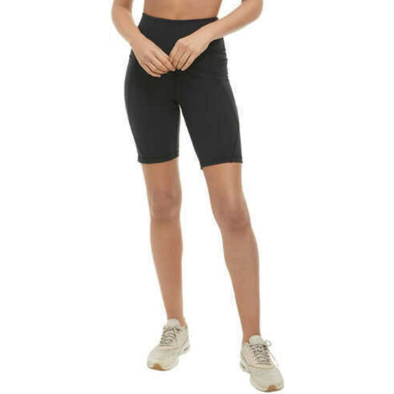 Danskin Womens 1 Pack High Waist Contoured Seams Bike Shorts Small