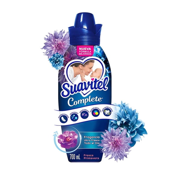 Suavizante de Telas Suavitel Complete Fresca Primavera 700 ml