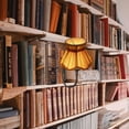 thumbnail image 5 of Kiven Cordless Bookshelf Lamp, 1-Light Rechargeable Bookcase Lighting with White Fabric Lampshade, Farmhouse Decorative Bookend, Cordless Table Lamp for Bedside Bookshelf Home Decor DZ00329-802, 5 of 8