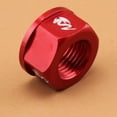thumbnail image 4 of Sonducket 2 unids/bolsa tuerca de cubo de bicicleta M10 piñón fijo bicicleta de carretera tornillo perno aleación de aluminio Ciclismo rojo Sonducket CZ7775-01, 4 of 6