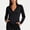 Black, variant on Women’s Zip Up Athletic Jackets Lightweight Slim Fit with Pockets for Workout Gym Running Yoga
