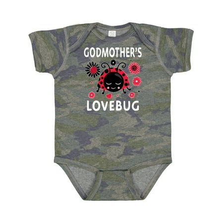 

Inktastic Valentine s Day Godmother s Lovebug Gift Baby Boy or Baby Girl Bodysuit