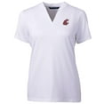 thumbnail image 2 of Women's Cutter & Buck White Washington State Cougars Forge Blade V-Neck Top, 2 of 3