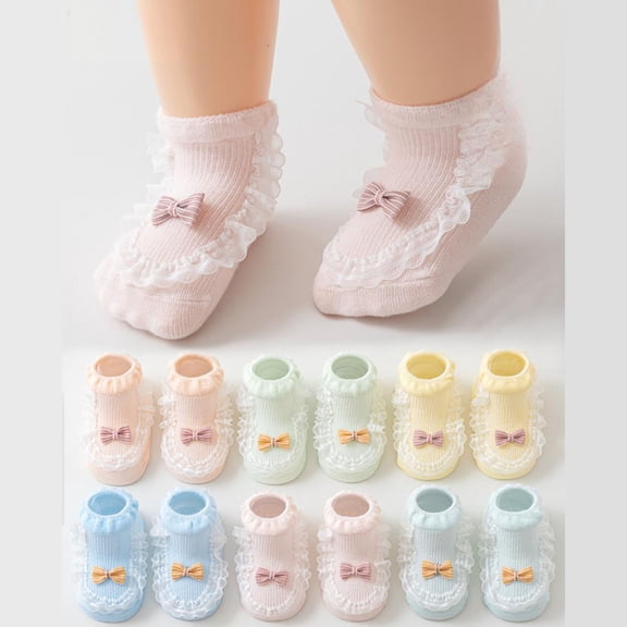 Baby Socks 0-6 Months, Baby Socks 0-3 Months, Baby Girl Socks 0-6 Months, Baby Socks Newborn, Infant Baby Girls Ruffle Socks Toddler Dress Socks, Baby Frilly Lace Ankle Socks, BeigeM