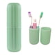 thumbnail image 1 of Envase plástico portátil del viaje del estante de la caja de la taza de la pasta de dientes del cepillo de dientes del viaje del hogar, 1 of 5
