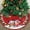 #1, variant on Christmas Tree Skirt Red Tree Skirt 36 Inch, Tree Mat Decor for Merry Christmas Xmas Happy New Year Festive Winter Holiday Tree Mat Party Decoration