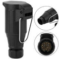 thumbnail image 2 of 12V 13 Pin Plastic Trailer Plug Socket Wiring Connector Adapter For Caravan, 2 of 8