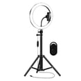 thumbnail image 3 of 10 '' Kit de soporte de teléfono para Selfie con fsh de maquilje de fotografía reguble Yotijar Soporte de luz de luz de anillo, 3 of 10