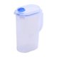 thumbnail image 1 of Contenedor de bebidas de jarra de agua gran capacidad con tapa y manejo de contenedores de jugo de jarra de agua para cocinas nevera casera limón L, 1 of 8