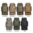 thumbnail image 4 of Large Capacity Hiking Backpack Outdoor Camping Rucksack Canvas Trekking Backpack, 4 of 9