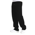 thumbnail image 2 of Huowey Big Boys Girls Baggy Sweatpants Casual Loose Comfortable Relaxed Straight Leg Open Bottom Trousers Elastic Waist Athletic Joggers,Black,13-14 Years, 2 of 4