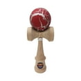 thumbnail image 2 of Bahama Kendama Crackle - Red over Silver, 2 of 3