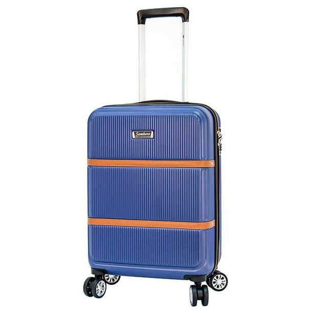 Samboro Premier 3-piece Hardside Luggage Set - Blue - Walmart.ca