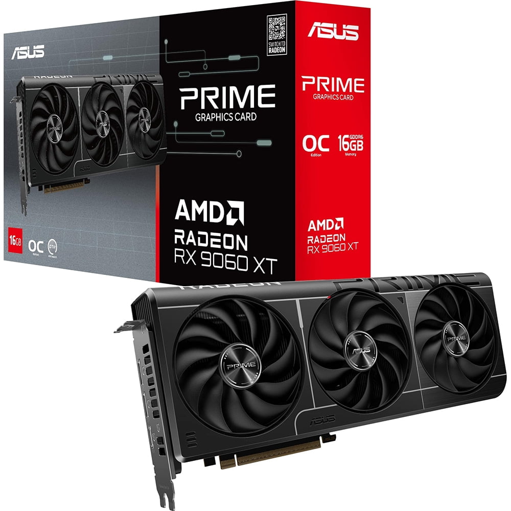 【新品】ASUS RX 9060 XT 16GB ASUS Prime Radeon RX 9060 XT 16GB OC Edition Graphics Card - PRIME