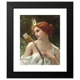 thumbnail image 2 of Guillaume Seignac 20x24 Black Modern Framed Museum Art Print Titled - Diana the Huntress, 2 of 5
