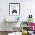 thumbnail image 3 of Stupell Industries Contemporary Everything Under Control Gamer Zone Black Floating Frame Canvas Art, 17 x 21, by Elizabeth Tyndall, 3 of 8