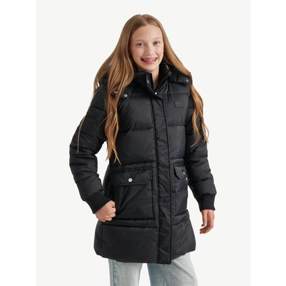 Justice Girls Long Puffer, Sizes XS - XL
