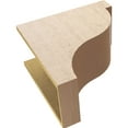 thumbnail image 6 of 10"W x 20"D x 20"H Classic Garner Rough Cedar Woodgrain TimberThane Corbel, Primed Tan, 6 of 6