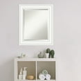 thumbnail image 5 of Amanti Art Beveled Wood Bathroom Wall Mirror - Craftsman White Frame Outer Size: 21 x 25 in, 5 of 5