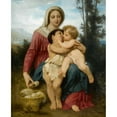 thumbnail image 3 of William Bouguereau 20x24 Black Modern Framed Museum Art Print Titled - Sainte Famille (The Holy Family) (1863), 3 of 5
