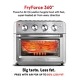 thumbnail image 2 of Combo de freidora de aire con horno tostador Gourmia Funciones de cocción 7 en 1 Horno freidora de aire de 1550 vatios Accesorios de freidora de aire de 19,8 L de capacidad incluidos Rejilla para horn, 2 of 5