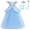 Light Blue, variant on Aximioll Little Girls Fairy Tale Princess Dress, Halloween Party Elegant Princess Dress up Clothes with Accessories, Toddler Princess Cosplay Outfits for Girls Age 2 - 12 Years, Light Blue/140
