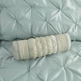 thumbnail image 6 of Madison Park Queen Comforter Sets, 7-Piece Tufted Pintuk Bed in a Bag Bed Set, Satin Luxury Seafoam Comforter Bedding Set with Decor Pillow, 6 of 11