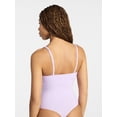 thumbnail image 2 of No Boundaries Fit Stretch Lace Wireless Bodysuit, Women's XS-XXXL, 2 of 4