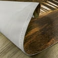thumbnail image 5 of Ambesonne Nature Place Mats Set of 4, Walkway at Canal Misty, Standard Size, Orange Brown, 5 of 6