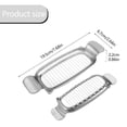 thumbnail image 3 of Cqxid Vegetable Cutter Under $10 Butter Cheese Slicer Stainless Cheese Slicer Cheese Slicer With Handle Multipurpose Cheese Slicer Food Cutter Upgrade Stainless Butter Slicer Cut, 3 of 9