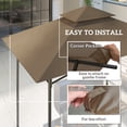 thumbnail image 4 of Outsunny Remplacement de Toit de Gazebo BBQ, 5'x8', Kaki, 4 of 6