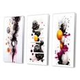 thumbnail image 3 of Designart "Fluidity Exquisite Black and Gold Ink Clouds III" Abstract Painting Wall Art Set Of 3 - Modern Black Gallery Wall Set For Home Decor, 3 of 6