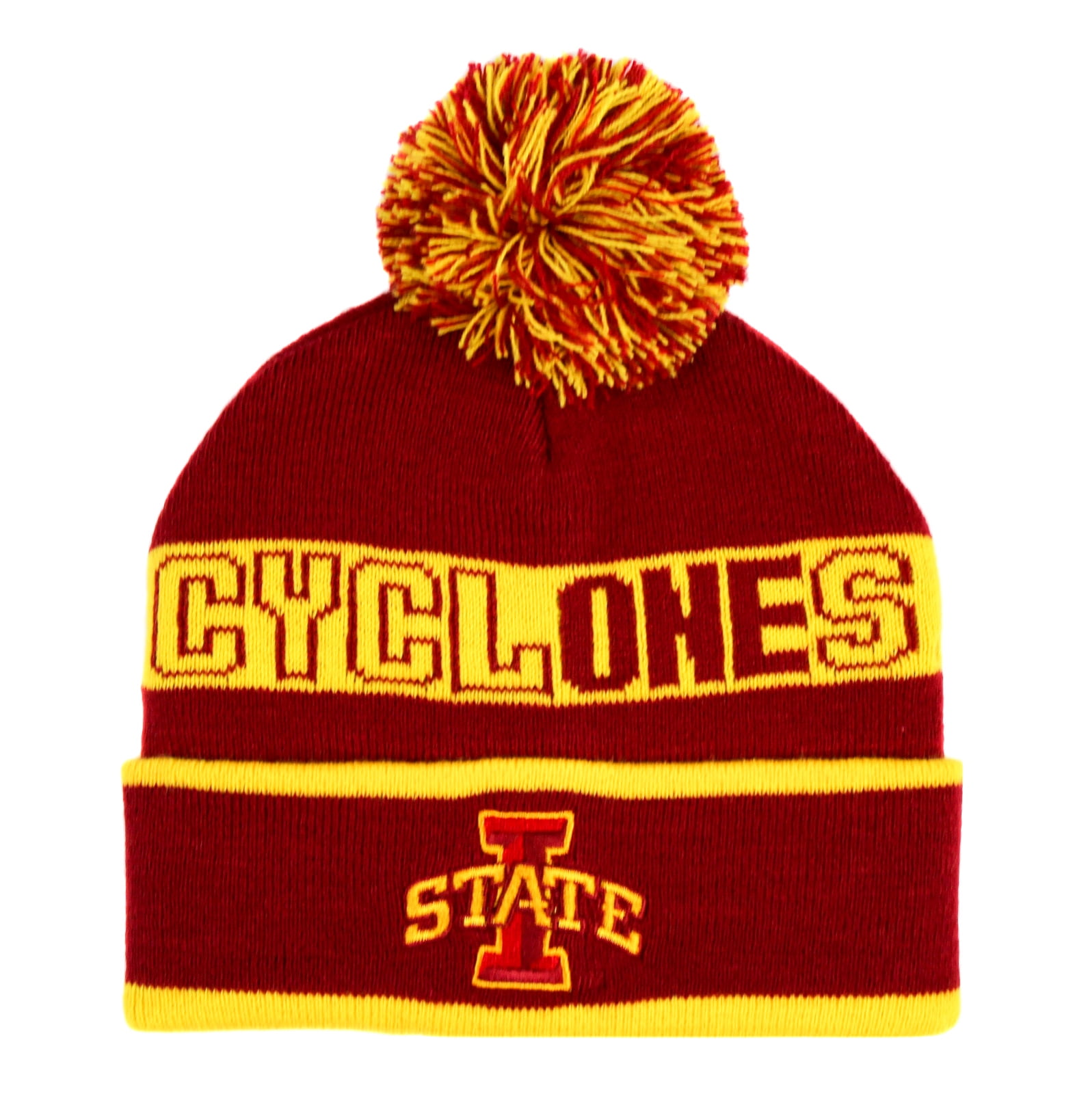 Iowa State Cyclones Pom Pom Knit Hat 