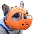 thumbnail image 1 of Bozal de silicona con hocico corto sin corteza para bulldog francés, 1 of 7