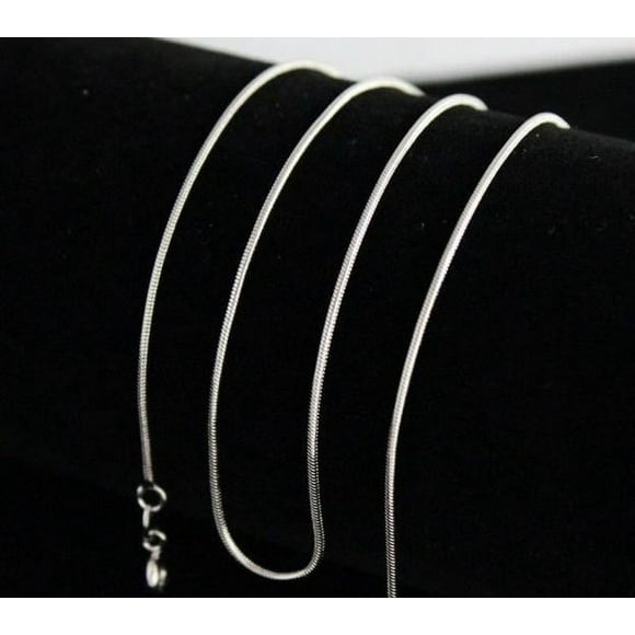 Riforla Fashion Hot Mens Womens Sell Silver Jewelry Snake Chain Necklace 26inch Womens Jewelry Silver