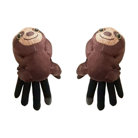 Hearth & Gear Adorable Animal de Dessin Animé Bébé Hiver Chaud Tricoté Cinq Doigts pour Garçons et Filles Gants en Caoutchouc Robustes Taille Moyenne Gants en Caoutchouc Hommes Jetables Non Tardifs Moyens