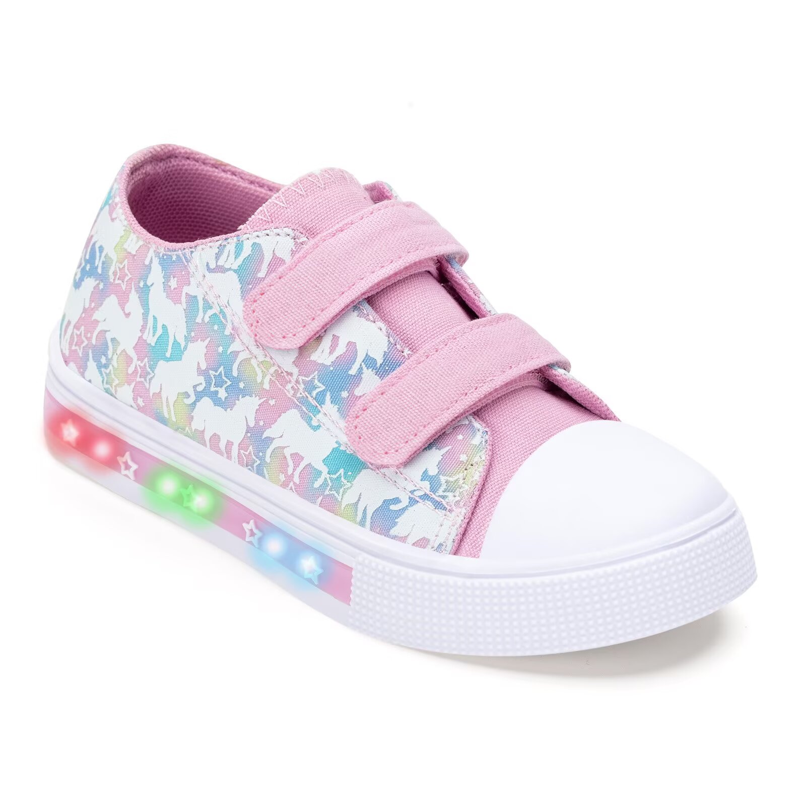 Funcoo Plus Kids Light-Up Canvas Sneakers