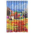 thumbnail image 1 of ABPHQTO Flores CottagePaisaje Pinturas Cortina de ducha Cortina de ducha impermeable 120x180 cm, 1 of 2