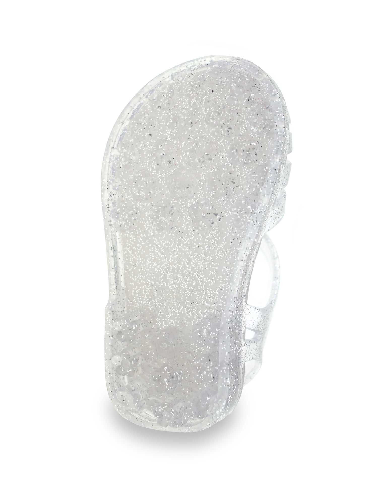 Wonder Nation Baby Girls Glitter Jelly Fisherman Sandal