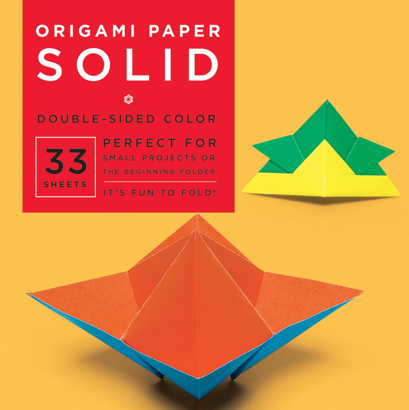 Origami Paper Solid 6 3/4" 33 Sheets Tuttle Origami Paper High