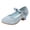 Blue, variant on Zanarzt Princess Shoes Toddler Dress Up Girl Princess Shoes Performance Shoes Mary Jane Shoes for Girls Silver,US 10.5