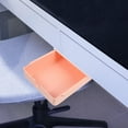 thumbnail image 3 of KALLORY 1Set Pink Under Desk Drawer Box for Drawer Style Hidden Pen Tray in Office, 3 of 8