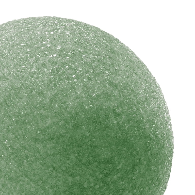 2 pack) FloraCraft FloraFōM Foam 2 piece Ball 3.8 inch Green