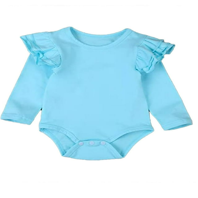 Barboteuse pour Nouveau-Née Fille, Justaucorps à Volants, Combinaison, Tenue