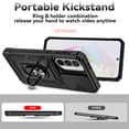 thumbnail image 2 of FIEWESEY for Samsung Galaxy A36 5G Case Built-in Slide Camera Cover & Kickstand Heavy Duty Protection Shockproof Phone Case for Samsung Galaxy A36 5G,Black, 2 of 8