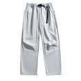 thumbnail image 7 of Elvqul Cargo Pants for fMen Cotton Work Pants for Men Elastic Pants Hiking Multi Pockets Solid Straight Leg Mens Trousers, 7 of 7