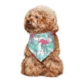 thumbnail image 4 of Naloa Flamingo Dog Bandanas 1PC Washable Triangle Dog Scarfs Premium Durable Fabric, for Small Medium Large Dogs and Cats, 4 of 6