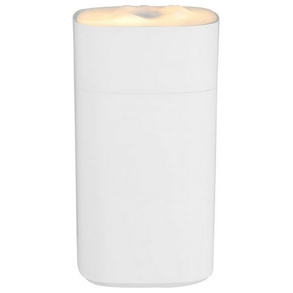 Portable Mini Humidifier with Cloud-Shaped Top, USB Powered, LED Light Ultrasonic Fog Humidifier (white)